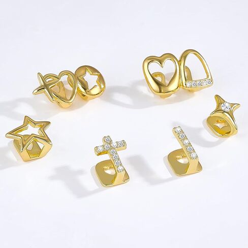 6 أجهزة كمبيوتر مثقلة Golden Grillz لأسنانك الشرير شواء واحد للرجال نساء الملحقات مغني الراب الهيب هوب in Kuwait