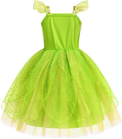 Fairy Costume for Girls Dress Up Halloween Cosplay Outfits with Accessories in Saudi Arabia