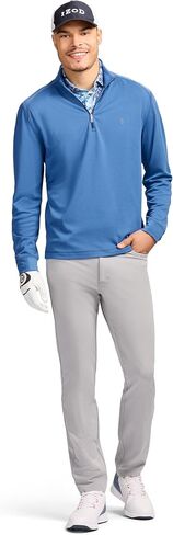 بنطال IZOD الرجالي Swingflex Performance قابل للتمدد من Dobby 5 جيوب بأرجل مستقيمة in Kuwait
