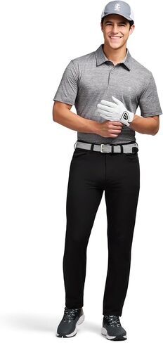 IZOD Men's Swingflex Performance Stretch Dobby 5 Pocket Straight Leg Pant in Saudi Arabia