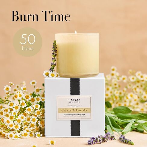 شمعة LAFCO New York الكلاسيكية، بحري - 6.5 أونصة - وقت احتراق لمدة 50 ساعة - وعاء زجاجي منفوخ يدويًا قابل لإعادة الاستخدام - صنع في الولايات المتحدة الأمريكية in Kuwait