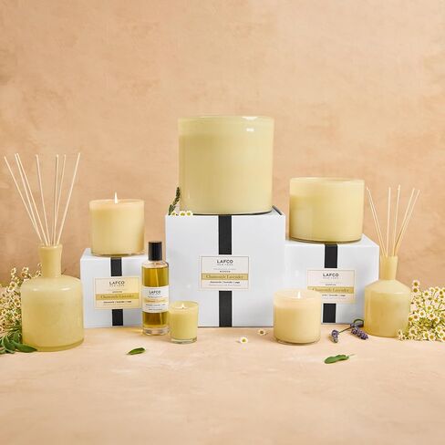 شمعة LAFCO New York الكلاسيكية، بحري - 6.5 أونصة - وقت احتراق لمدة 50 ساعة - وعاء زجاجي منفوخ يدويًا قابل لإعادة الاستخدام - صنع في الولايات المتحدة الأمريكية in Kuwait