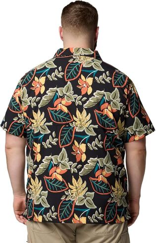Columbia Men's Tech Trail Utility Printed Woven Short Sleeve in Saudi Arabia