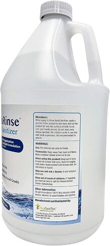 Liquid Hand Sanitizer - One Gallon Medical Grade, 80% Alcohol (128 fl oz) - Made in USA…… in Saudi Arabia