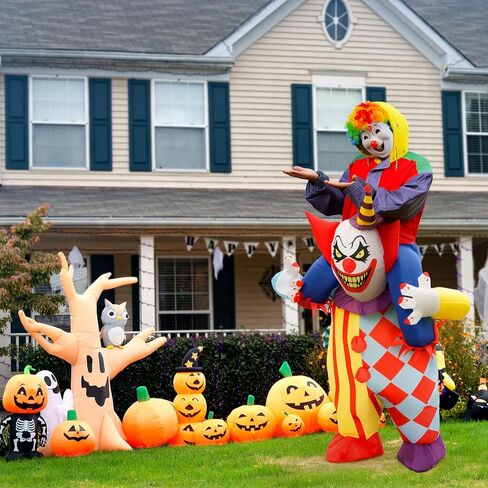Inflatable Piggyback Costume for Adult, Funny Blow up Halloween Ride on Suit,Witch,Clown Cosplay in Saudi Arabia