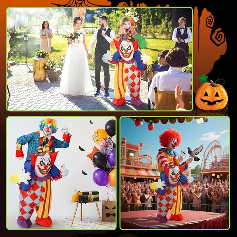 Inflatable Piggyback Costume for Adult, Funny Blow up Halloween Ride on Suit,Witch,Clown Cosplay in Saudi Arabia