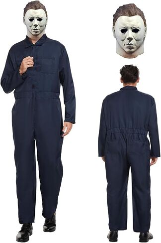 زي الهالوين مايكل للبالغين، بدلة قفز للرجال in Kuwait