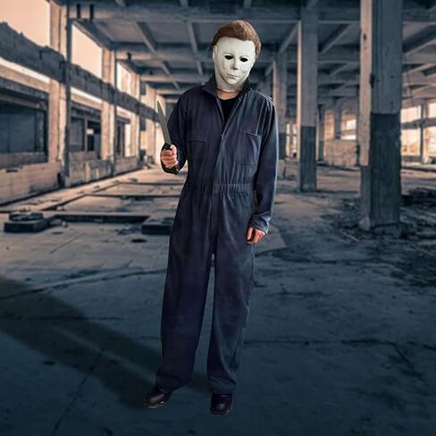 زي الهالوين مايكل للبالغين، بدلة قفز للرجال in Kuwait