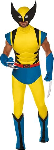 Spirit Halloween X-Men Adult Wolverine Costume | Officially Licensed | Marvel Costumes and Accessories | Wolverine Halloween in Saudi Arabia