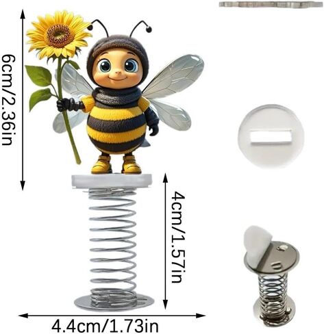 1Pc Acrylic Car Accessories, Bee Car Dashboard, Great Gifts For Friends And Family, Multifunctional Home Or Office Decorations, Decoration Accessories in Saudi Arabia
