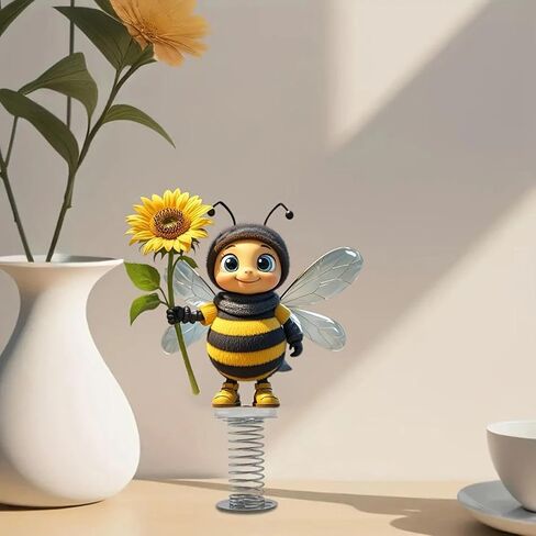 1Pc Acrylic Car Accessories, Bee Car Dashboard, Great Gifts For Friends And Family, Multifunctional Home Or Office Decorations, Decoration Accessories in Saudi Arabia