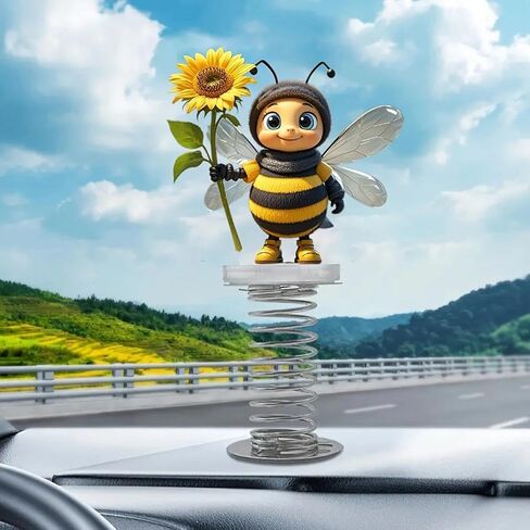 1Pc Acrylic Car Accessories, Bee Car Dashboard, Great Gifts For Friends And Family, Multifunctional Home Or Office Decorations, Decoration Accessories in Saudi Arabia