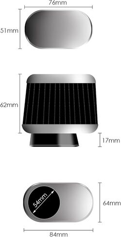 52mm 53mm 54mm Pod Air Filter For Motorcycle Honda CB750 Yamaha XS650 in Saudi Arabia