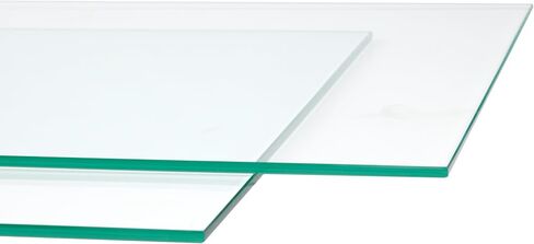 SSWBasics Tempered Glass Shelf - 12" Width x 48" Length x 3/16" Thick - Durable and Stylish - Perfect for Home and Office Use - Set of 2 - Easy Installation and Maintenance - Versatile Display in Saudi Arabia
