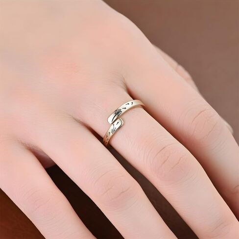 I Am Enough Ring for Women Men Silver Adjustable Inspirational Encouragement Rings in Kuwait