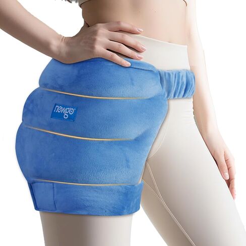 NEWGO Microwavable Heating Pad for Hip/Sciatica Pain Relief, Adjustable Moist Heating Pad Microwave Heated Pack for Hip, Stomach and Back, Unscented in Saudi Arabia