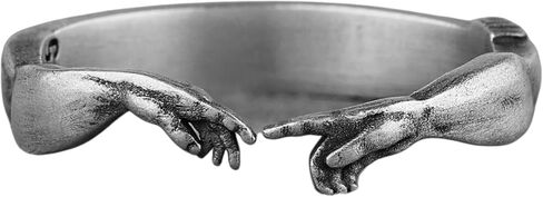 خاتم خلق آدم قابل للتعديل - فرقة كتاب التكوين، خاتم مايكل أنجلو، فرقة الوعد، فن عصر النهضة، المجوهرات الدينية، المجوهرات الفنية in Kuwait