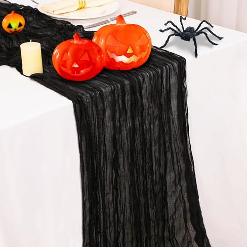 Nialnant 6 حزمة مفرش طاولة من القماش القطني الوردي الفاتح بطول 6.10 قدم، مفارش طاولة من الشاش لحفلات الزفاف، وحفلات أعياد الميلاد، وديكور طاولة عيد الفصح in Kuwait