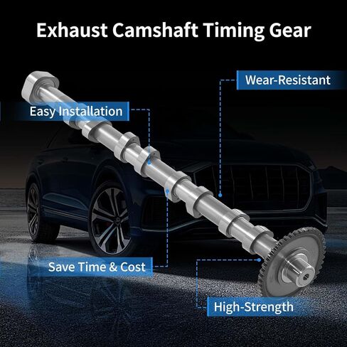 Exhaust Camshaft Timing Gear for 2008-2016 Audi A3 A4 A5 Q3 for VW CC 1.8L 2.0L Replace 06H109022BA 06H109022BB 06H109022M T101096 in Saudi Arabia