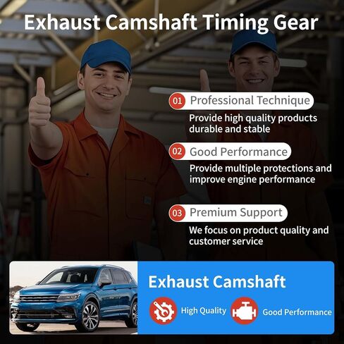 Exhaust Camshaft Timing Gear for 2008-2016 Audi A3 A4 A5 Q3 for VW CC 1.8L 2.0L Replace 06H109022BA 06H109022BB 06H109022M T101096 in Saudi Arabia