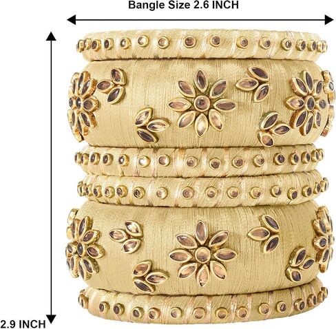 Aheli Beautiful Indian Wedding Wear Handmade Faux Stone Studded Velvet Bangle Set Chuda Bollywood Ethnic Fashion Jewelry Gift for Women in Saudi Arabia