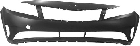 FitParts Compatible With Front Bumper Cover Fascia 2017-2018 Kia Forte CAPA EX L LX S SX Sedan 17-18. New, Primed and Ready for Paint. With Fog Light Holes. KI1000187 86511B0000 in Saudi Arabia