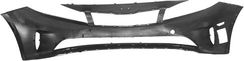 FitParts Compatible With Front Bumper Cover Fascia 2017-2018 Kia Forte CAPA EX L LX S SX Sedan 17-18. New, Primed and Ready for Paint. With Fog Light Holes. KI1000187 86511B0000 in Saudi Arabia