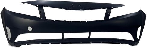 FitParts Compatible With Front Bumper Cover Fascia 2017-2018 Kia Forte CAPA EX L LX S SX Sedan 17-18. New, Primed and Ready for Paint. With Fog Light Holes. KI1000187 86511B0000 in Saudi Arabia