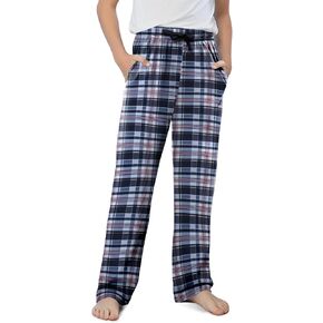 storeofbaby Boys Casual Plaid Pants Loose Elastic Waist Long Trousers with Pockets in Kuwait