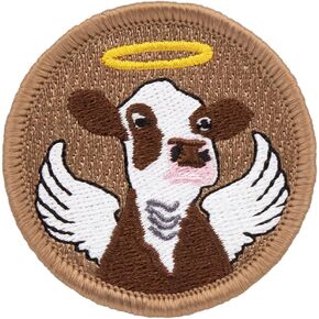 Holy Cow Patrol Patch - 2" Round! (Sew-on) in Saudi Arabia