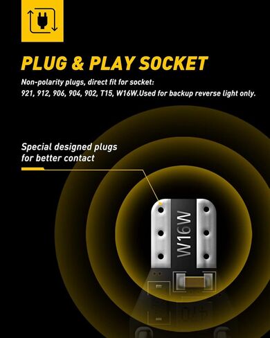 AUXITO أحدث 194 مصباح LED لإضاءة لوحة الترخيص 6500K أبيض ساطع، خالي من الأخطاء في Canbus 168 2825 T10 W5W لمبة LED لخريطة باب قبة السيارة، أضواء لوحة ترخيص صندوق السيارة، حزمة من 2 in Kuwait