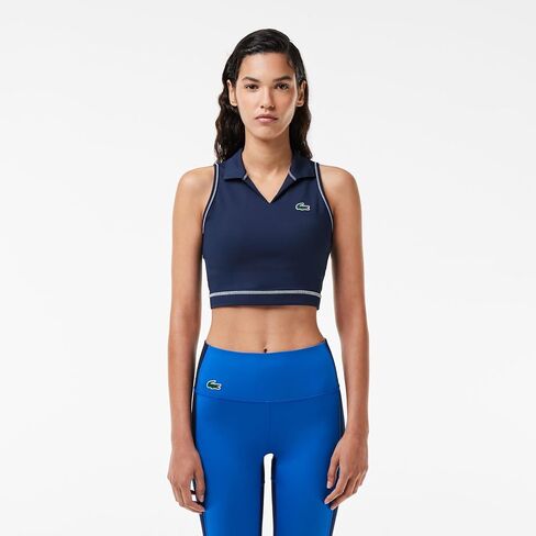 Lacoste Womens Sport Polo Style Stretch Sport Bralette in Saudi Arabia