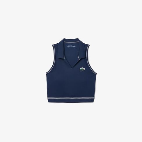 Lacoste Womens Sport Polo Style Stretch Sport Bralette in Saudi Arabia