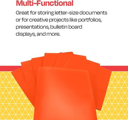School Smart 2-Pocket Poly Folders, Blue, Pack of 25 in Kuwait