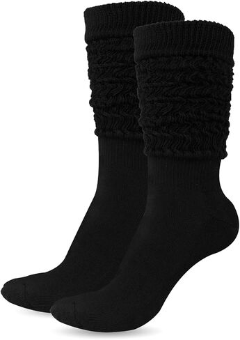 Neon Slouch Socks,80s 90s outfits for women Soft Extra Long Scrunch Knee High Leg Warmers, Perfect for Party in Kuwait