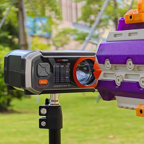 Sirius Gel Ball Blaster Gun 220 إطارًا في الثانية (حجم XL) ، بندقية حبة مياه كهربائية كاملة مع 1500 MAG ، بطارية 1800mAh قابلة للشحن ، لعبة الكرة الرش لمدة 14+ والبالغين (الأرجواني) in Kuwait