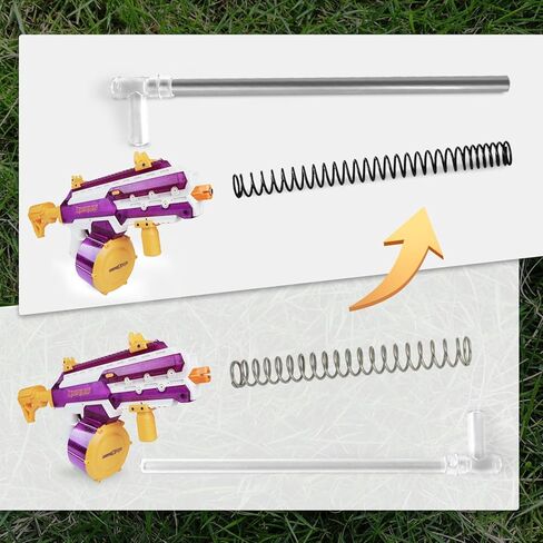 Sirius Gel Ball Blaster Gun 220 إطارًا في الثانية (حجم XL) ، بندقية حبة مياه كهربائية كاملة مع 1500 MAG ، بطارية 1800mAh قابلة للشحن ، لعبة الكرة الرش لمدة 14+ والبالغين (الأرجواني) in Kuwait