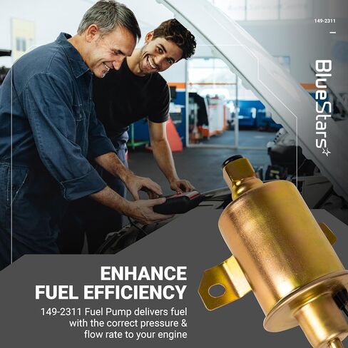 BlueStars 149-2311 Electric 12V Fuel Pump - Compatible with Onan Cummins Generator 4KW Microlite MicroQuiet Airtex 4000 4KW RV - Replaces A029F889 E11007 149231101 in Saudi Arabia