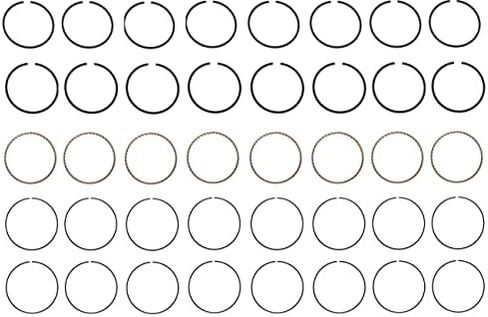 مجموعة حلقات المكبس - المصبوب (مقاس 040) | متوافق مع محركات 70-91 AMC/Jeep 5.9L 360 OHV 16V in Saudi Arabia
