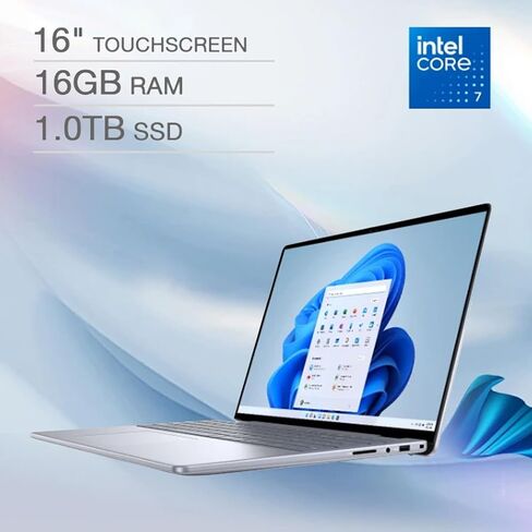 Dell Inspiron 7440 Business Laptop, 14" FHD+ 2 in 1 Touchscreen, Intel 10-core 5-120U, 32GB DDR5, 2TB SSD, Backlit Keyboard, Wi-Fi, Windows 11 Pro, Office Lifetime License, Bundle with Accessories in Saudi Arabia