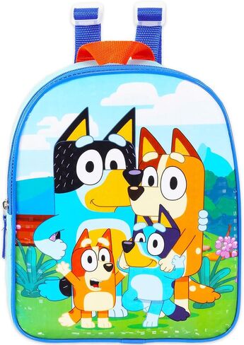 Bluey Mini Backpack for Kids - Bundle with 11" Small Bag for Girls Plus Water Bottle, Stickers, More | Bluey Backpack Purse Set in Saudi Arabia