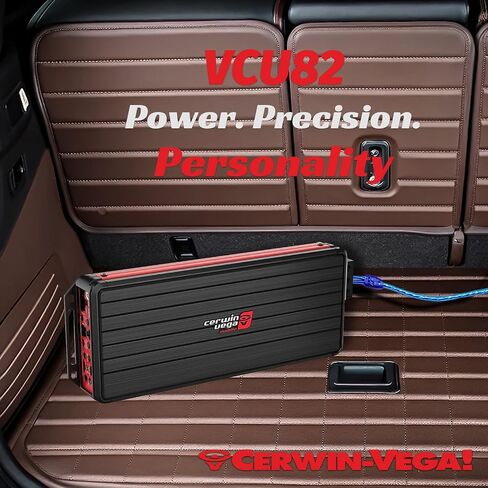 Cerwin Vega 600 Watt 4 Channel Digital Amplifier, Class D Amp with Bass Knob, High-Power Car Audio System | Input Sensitivity, Compact Size for Enhanced Car Speakers Performance VCU84 in Saudi Arabia