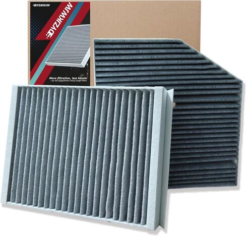 Cabin Air Filter Kit (2 Filters) fit for Mercedes C300 (2015-2023), GLC300 (2016-2022), E300 (2017-2019), E400 (2018), E350 (2020-2023), E450 (2021-2023), C/E/GLC-Class in Saudi Arabia