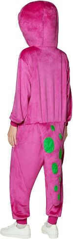 Spirit Halloween Barney & Friends Adult Barney Jumpsuit Costume in Saudi Arabia