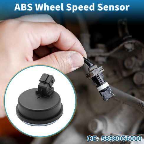 ABS Wheel Speed Sensor Rear Left Right ABS Sensor Anti-Lock Braking System Sensor No.58980G6000 for Kia Picanto 2017-2020 in Saudi Arabia