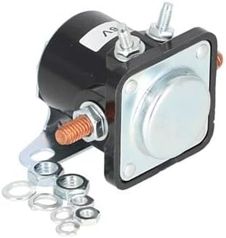 Starter Solenoid - Delco Style - 6 Volt - 4 Terminal fits Ford NAA 501 600 601 621 641 700 701 800 801 900 901 2000 2110 2120 4000 4110 4130 4140 311007 fits Delco Remy 1114542 fits Prestolite 15-159 in Saudi Arabia