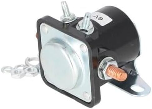 Starter Solenoid - Delco Style - 6 Volt - 4 Terminal fits Ford NAA 501 600 601 621 641 700 701 800 801 900 901 2000 2110 2120 4000 4110 4130 4140 311007 fits Delco Remy 1114542 fits Prestolite 15-159 in Saudi Arabia