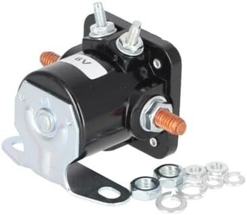 Starter Solenoid - Delco Style - 6 Volt - 4 Terminal fits Ford NAA 501 600 601 621 641 700 701 800 801 900 901 2000 2110 2120 4000 4110 4130 4140 311007 fits Delco Remy 1114542 fits Prestolite 15-159 in Saudi Arabia