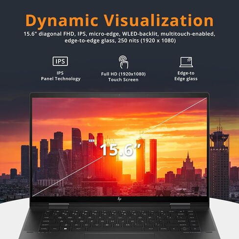 لاب توب اتش بي انفي x360 2 في 1 بشاشة لمس 15.6 بوصة - ايه ام دي رايزن 5 5625U، ذاكرة الوصول العشوائي 32 جيجا، 1 تيرابايت اس اس دي، ويندوز 11، ملحقات 3 في 1 (متجددة) in Saudi Arabia