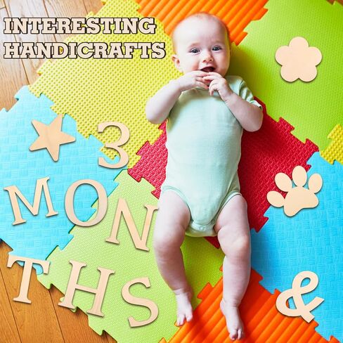 1440 Pcs Wooden Letters 1/2 Inch Small Wooden Alphabet Letters Numbers and Symbol for Craft, Unfinished Wooden Letters for Home Decor DIY Painting Crafts Spelling Homemade Education in Kuwait